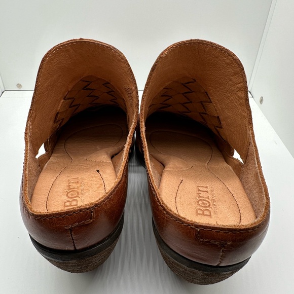 Born Paya Woven Leather Mules British Tan Size 9 - Picture 9 of 9